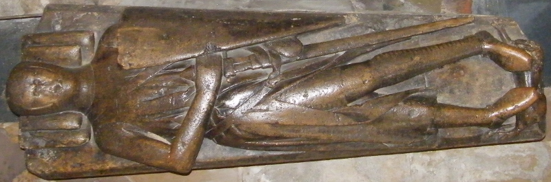 Worcester Cathedral knight 1240